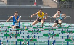 This is a photo of track and field Competition during Hong Kong Games